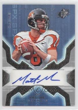 2007 SPx - [Base] #187 - Auto Rookies - Matt Moore /499