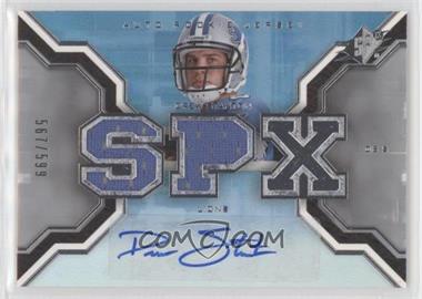 2007 SPx - [Base] #199 - Auto Rookie Jersey - Drew Stanton /599