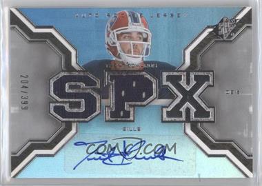 2007 SPx - [Base] #217 - Auto Rookie Jersey - Trent Edwards /399