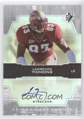 2007 SPx - Endorsements #EN-LT - Lawrence Timmons