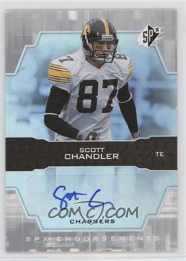 2007 SPx - Endorsements #EN-SC - Scott Chandler