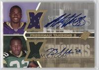 Adrian Peterson, Brandon Jackson #/25