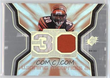 2007 SPx - Winning Materials - Jersey Number Dual #WM-KI - Kenny Irons