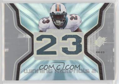 2007 SPx - Winning Materials - Jersey Number Dual #WM-RO - Ronnie Brown