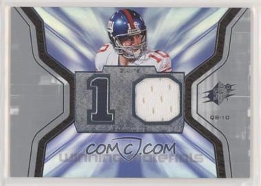 2007 SPx - Winning Materials - Jersey Number #WM-EM - Eli Manning