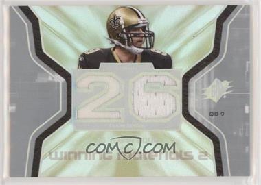 2007 SPx - Winning Materials Stats - Dual #WMS-DB - Drew Brees