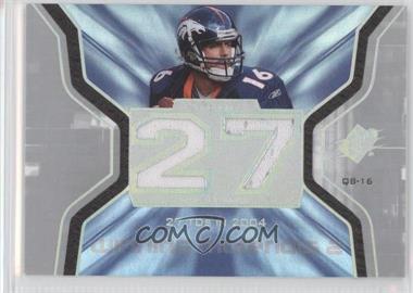 2007 SPx - Winning Materials Stats - Dual #WMS-JP1 - Jake Plummer