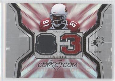 2007 SPx - Winning Materials Stats #WMS-BO - Anquan Boldin