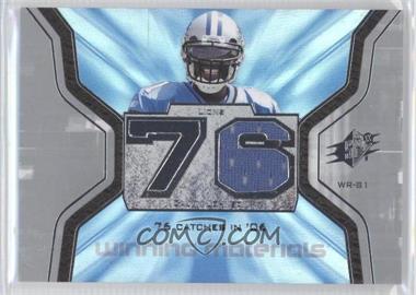 2007 SPx - Winning Materials Stats #WMS-CJ1 - Calvin Johnson