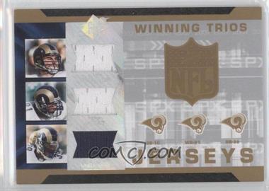 2007 SPx - Winning Trios Jerseys #WT-BHS - Marc Bulger, Torry Holt, Steven Jackson