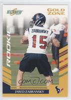 Jared Zabransky #/600