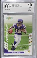 Sidney Rice [BCCG 10 Mint or Better]