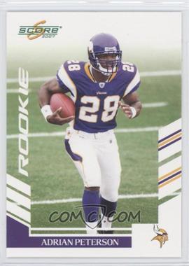 2007 Score - [Base] #341 - Adrian Peterson