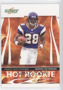 2007 Score - Hot Rookie #HR-3 - Adrian Peterson