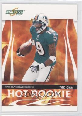 2007 Score - Hot Rookie #HR-6 - Ted Ginn Jr.