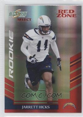 2007 Score Select - [Base] - Red Zone #402 - Rookie - Jarrett Hicks /30