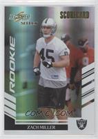 Rookie - Zach Miller #/100