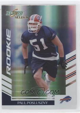 2007 Score Select - [Base] #382 - Rookie - Paul Posluszny /599