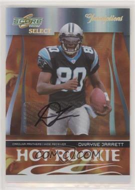 2007 Score Select - Hot Rookies - Inscriptions #HR-9 - Dwayne Jarrett /40