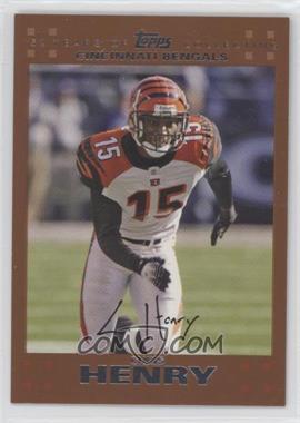 2007 Topps - [Base] - Copper #132 - Chris Henry /2007