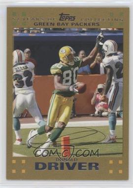 2007 Topps - [Base] - Gold #144 - Donald Driver /52