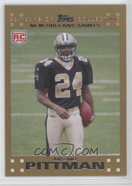 2007 Topps - [Base] - Gold #306 - Antonio Pittman /52