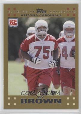 2007 Topps - [Base] - Gold #393 - Levi Brown /52