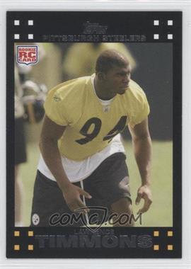 2007 Topps - [Base] #366 - Lawrence Timmons