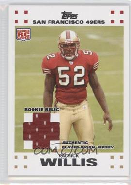 2007 Topps - Exclusive Rookies - Relics #28 - Patrick Willis