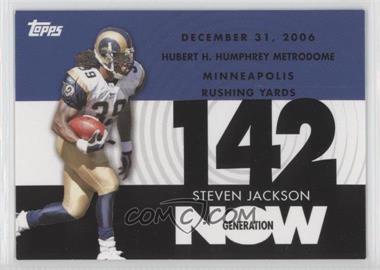 2007 Topps - Generation Now #GN-SJ3 - Steven Jackson