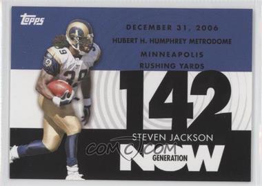 2007 Topps - Generation Now #GN-SJ3 - Steven Jackson