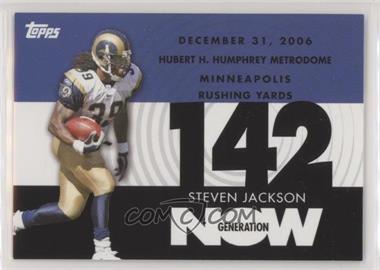 2007 Topps - Generation Now #GN-SJ3 - Steven Jackson