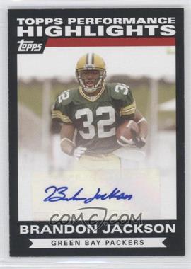 2007 Topps - Highlights Autographs #THABJ - Brandon Jackson