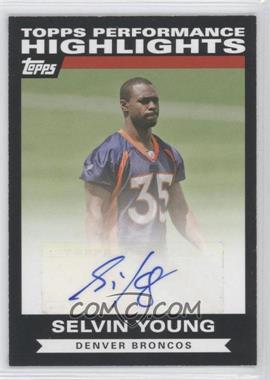2007 Topps - Highlights Autographs #THASY - Selvin Young