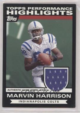 2007 Topps - Highlights Relics #THRMH - Marvin Harrison
