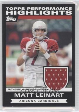 2007 Topps - Highlights Relics #THRML - Matt Leinart