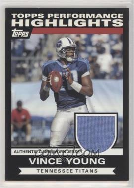 2007 Topps - Highlights Relics #THRVY - Vince Young