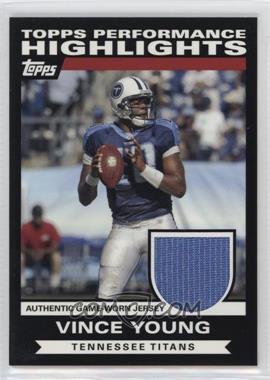 2007 Topps - Highlights Relics #THRVY - Vince Young
