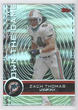 2007 Topps - Own the Game #OTG-ZT - Zach Thomas