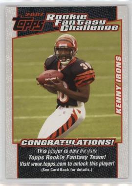 2007 Topps - Rookie Fantasy Challenge #19 - Kenny Irons [EX to NM]