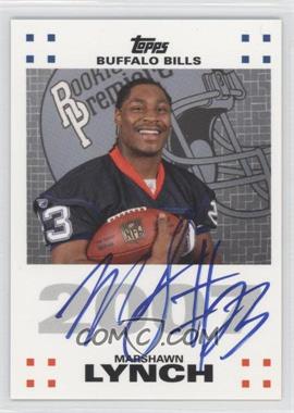 2007 Topps - Rookie Premiere Autographs #RPA-ML - Marshawn Lynch