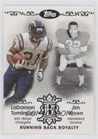 LaDainian Tomlinson, Jim Brown