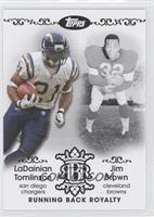 LaDainian Tomlinson, Jim Brown