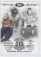 LaDainian Tomlinson, Jim Brown