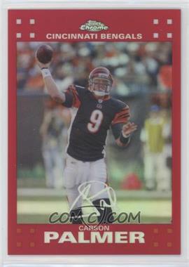 2007 Topps Chrome - [Base] - Red Refractor #TC3 - Carson Palmer /139