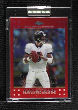 2007 Topps Chrome - [Base] - Red Refractor #TC56 - Steve McNair /139 [Uncirculated]