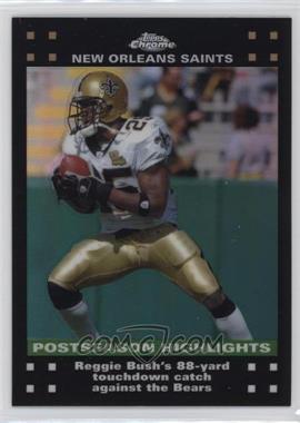 2007 Topps Chrome - [Base] - Refractor #TC162 - Postseason Highlights - Reggie Bush