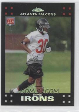 2007 Topps Chrome - [Base] - Refractor #TC258 - David Irons