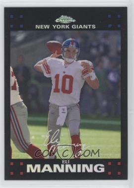 2007 Topps Chrome - [Base] - Refractor #TC61 - Eli Manning