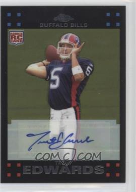 2007 Topps Chrome - [Base] - Rookie Autographs #TC171 - Trent Edwards